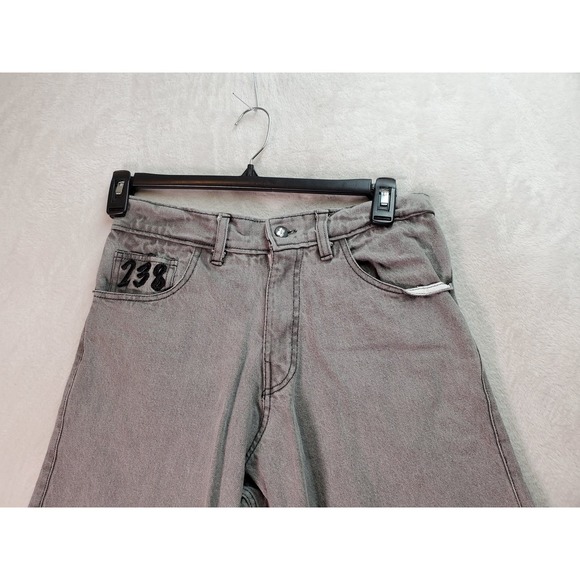 DIGITS 238 Shorts Mens Size 28 Gray Robo Denim 5-Pockets Design Flat Front‎ Logo - Picture 7 of 9
